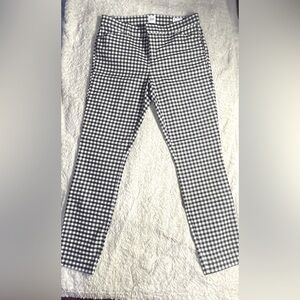 NWOT GAP Black and White Checkered Pants